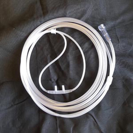 Cannula Nasal Low Flow Delivery SuperSoft Pediatric Straight Prong / NonFlared Tip with 7 foot tubing (1/EA 50/CS) by Med-Tech Resource, LLC  ID MTR-24101